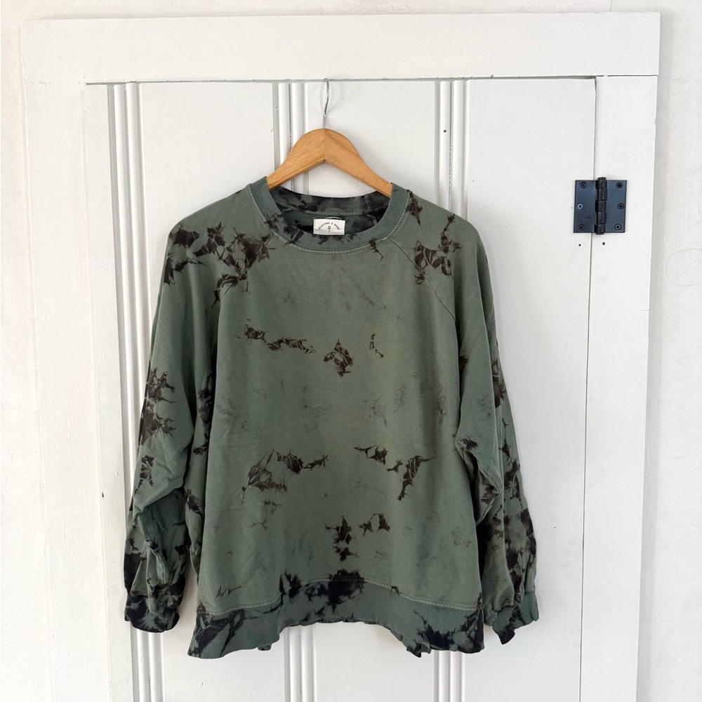 Electric and Rose oversized tie die sweatshirt